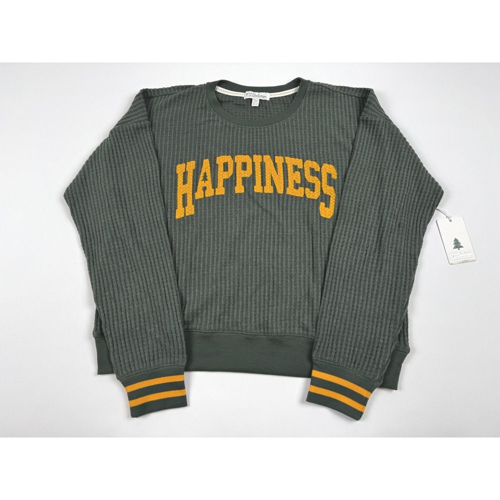 PJ Salvage Sage Leaf Happiness Thermal Top‎ Size Medium